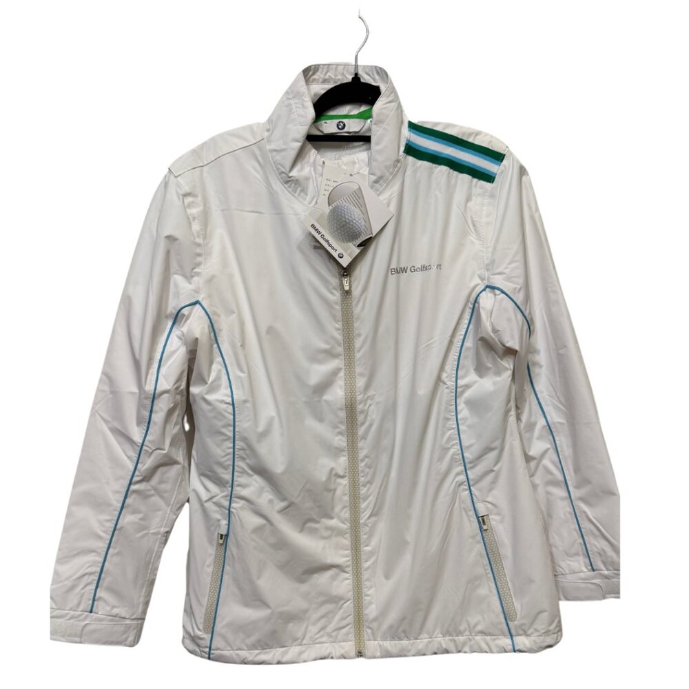 NWT BMW Golfsport Ladies Functional Jacket - XL - White - with Matching Bag!